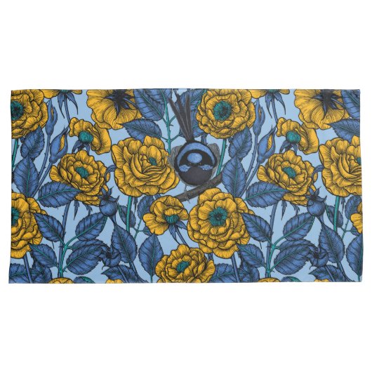 Ren in de rozen kussensloop (Voorkant-Rechts)