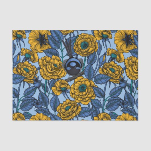 Ren in de rozen tissuepapier (Voorkant)