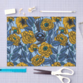 Ren in de rozen tissuepapier (Craft)