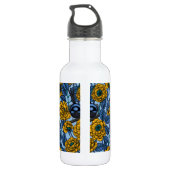 Ren in de rozen waterfles  (Achterkant)