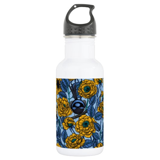 Ren in de rozen waterfles  (Voorkant)