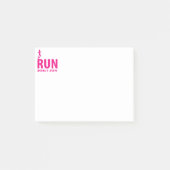 Ren, jog en vreugde post-it® notes (Voorkant)