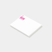 Ren, jog en vreugde post-it® notes (Schuin)