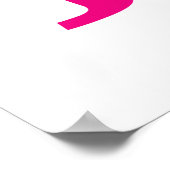 Ren, jog en vreugde poster (Hoek)