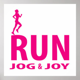 Ren, jog en vreugde poster