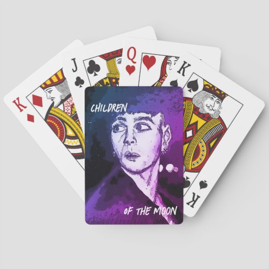 Ren Kinderen van de maan Pokerkaarten (Achterkant)