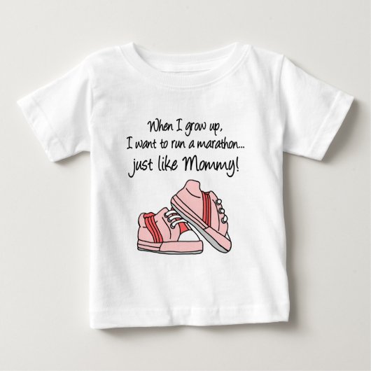 Ren Marathon net als mama (roze) (Voorkant)