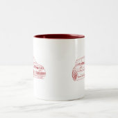 Ren Megane R26 2009 Tweekleurige Koffiemok (Center)