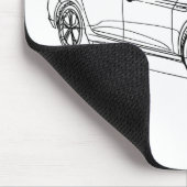 Ren Megane Sedan 2017 Muismat (Hoek)