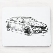 Ren Megane Sedan 2017 Muismat (Voorkant)