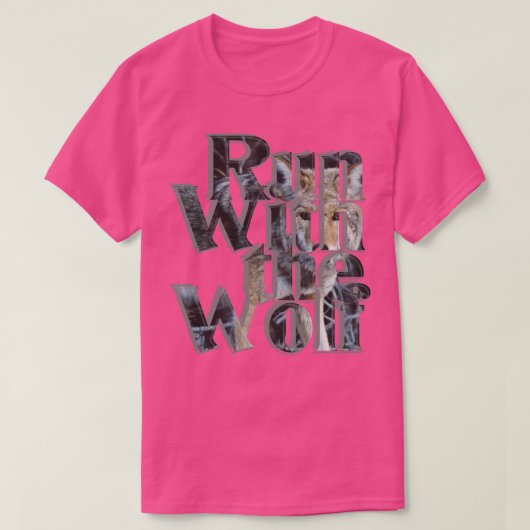 Ren met de Wolf T-shirt (Design voorkant)