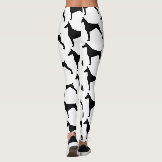 Ren met je doberman leggings (Achterkant)