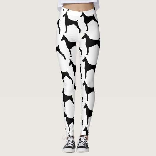 Ren met je doberman leggings (Voorkant)