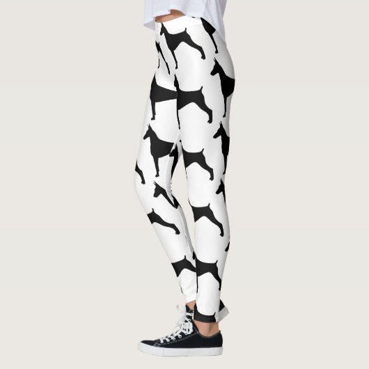 Ren met je doberman leggings (Links)