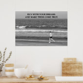 Ren met je dromen motivatie print (Keuken)