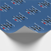 Ren met je hart inspirerend cadeaupapier (Hoek)