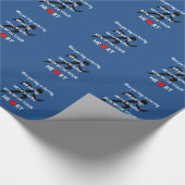 Ren met je hart inspirerend cadeaupapier (Hoek)