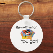 Ren met wat je hebt sleutelhanger (Voorkant)