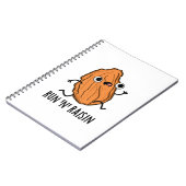 Ren N Rozijn Grappige Voedsel Stijl  Notitieboek (Linkerzijde)