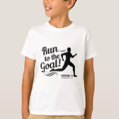 Ren naar het doel! t-shirt (Voorkant)