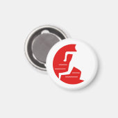 Ren naar niet van lopend Man Logo Magneet (Voorkant / Achterkant)