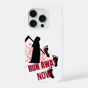 REN NU WEG – Griezige Horror Voetsporen Phonehoesj iPhone 15 Pro Case