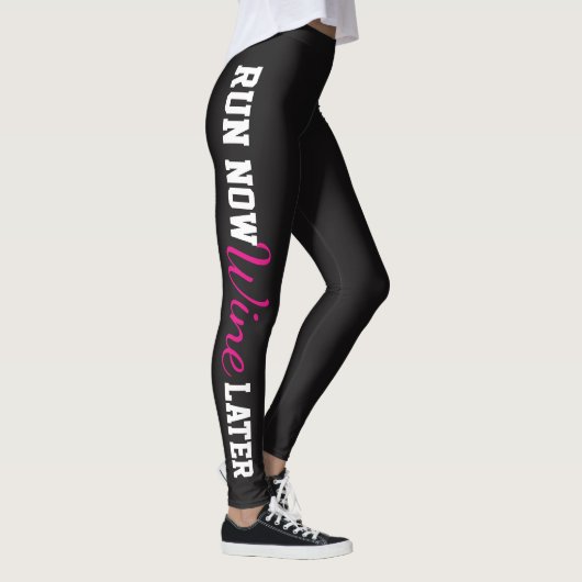 Ren nu, wijn later leggings (Rechts)