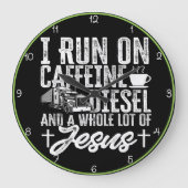 Ren op cafeïne, diesel, Jezus Grote Klok (Voorkant)