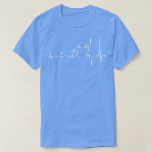 Ren op Coffee First Funny Caffeine Drinker Lover H T-shirt (Design voorkant)