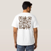 Ren op de Dag van de Mensenrechten T-shirt (Achterkant volledig)