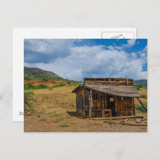 Ren op de Shack Salt River Canyon Briefkaart (Voorkant / Achterkant)