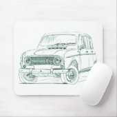 Ren R4 Muismat (Met muis)