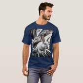 Ren Rabbit run! T-shirt (Voorkant volledig)