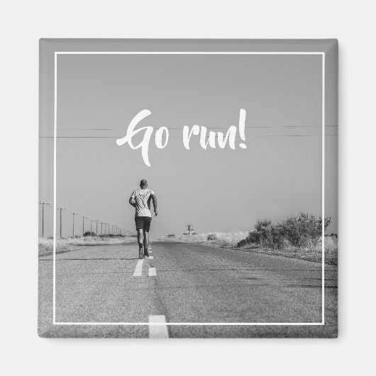 Ren! Road Motivation Inspiration Magnet (Voorkant)