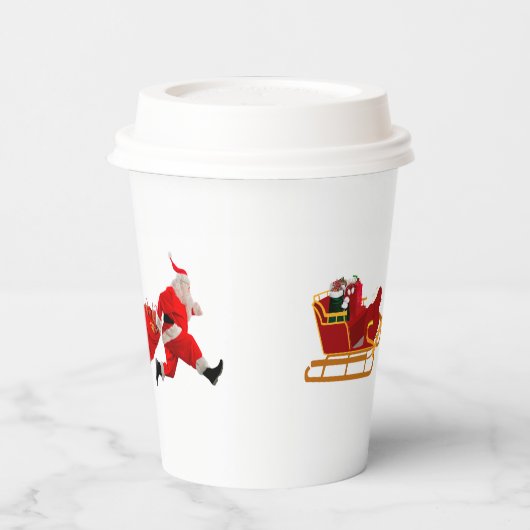 Ren, Santa, ren! Papieren Bekers (Links)