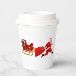 Ren, Santa, ren! Papieren Bekers