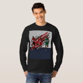 Ren snel. Droom groot. Finish sterk T-shirt (Voorkant volledig)