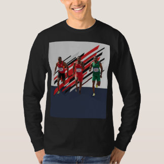 Ren snel. Droom groot. Finish sterk T-shirt