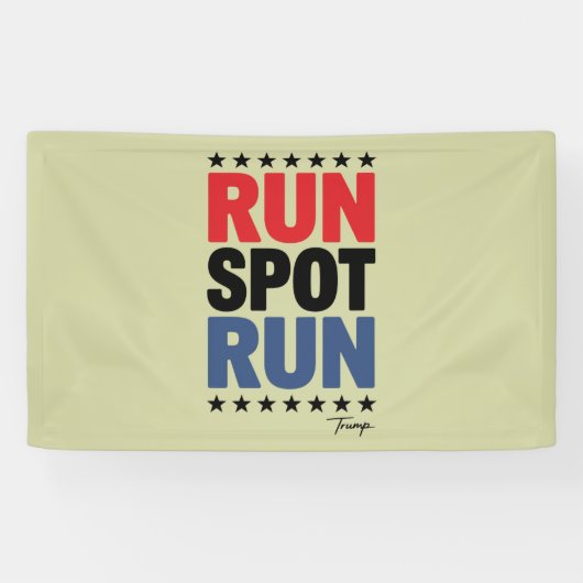 Ren Spot Ren Trump 2024 Spandoek (Horizontaal)