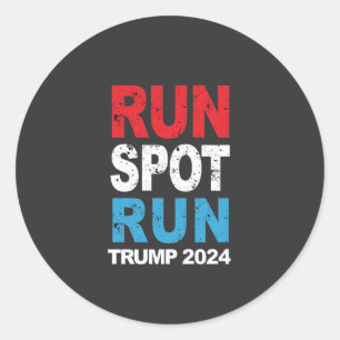 Ren Spot Ren Trump 2024 Trump Vance verkiezing Ronde Sticker