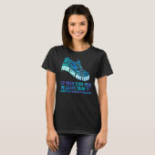 Ren van je hand of leer er van uit... t-shirt (Voorkant volledig)