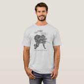 Ren... Verf... Win! Verstoorde T-shirt voor Paintb (Voorkant volledig)