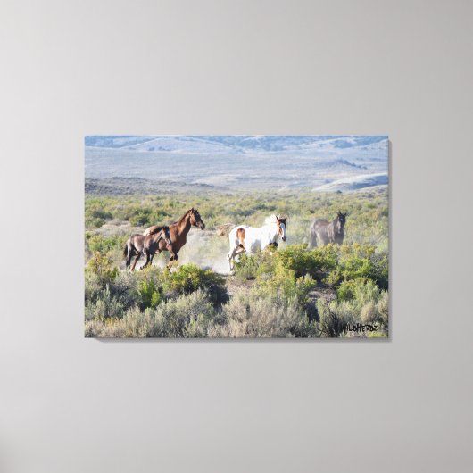 Ren voor altijd vrij canvas afdruk (Voorkant)