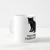 Ren weg, domme sterveling tee koffiemok (Voorkant links)