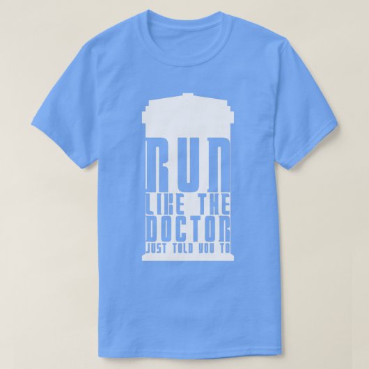 Ren zoals de dokter je net vertelde op 1 t-shirt (Design voorkant)