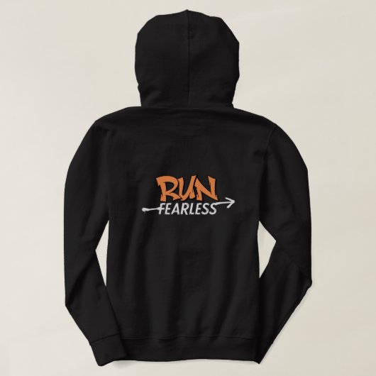 Ren zonder vrees hoodie (Design achterkant)