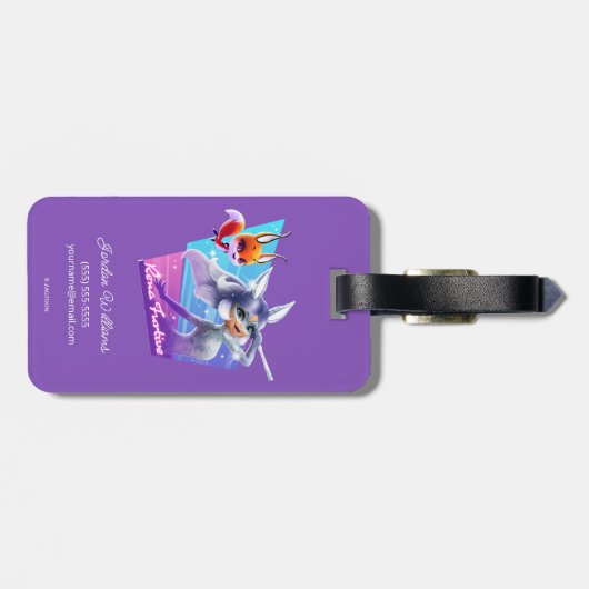 Rena Furtive Graphic Bagagelabel (Achterkant horizontaal)