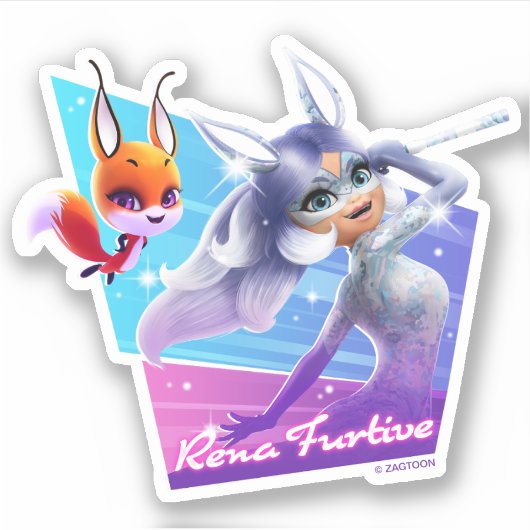 Rena Furtive Graphic Sticker (Voorkant)