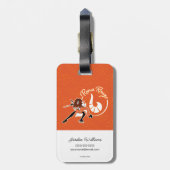 Rena Rouge Badge Bagagelabel (Achterkant verticaal)