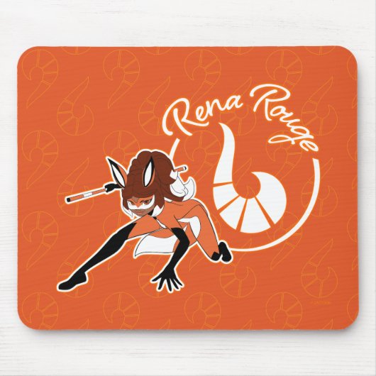 Rena Rouge Badge Muismat (Voorkant)